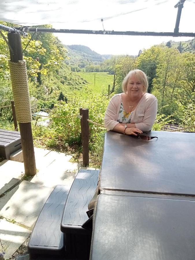 'Morris' The Shepherd'S Hut With Woodland Hot Tub Carmarthen Esterno foto