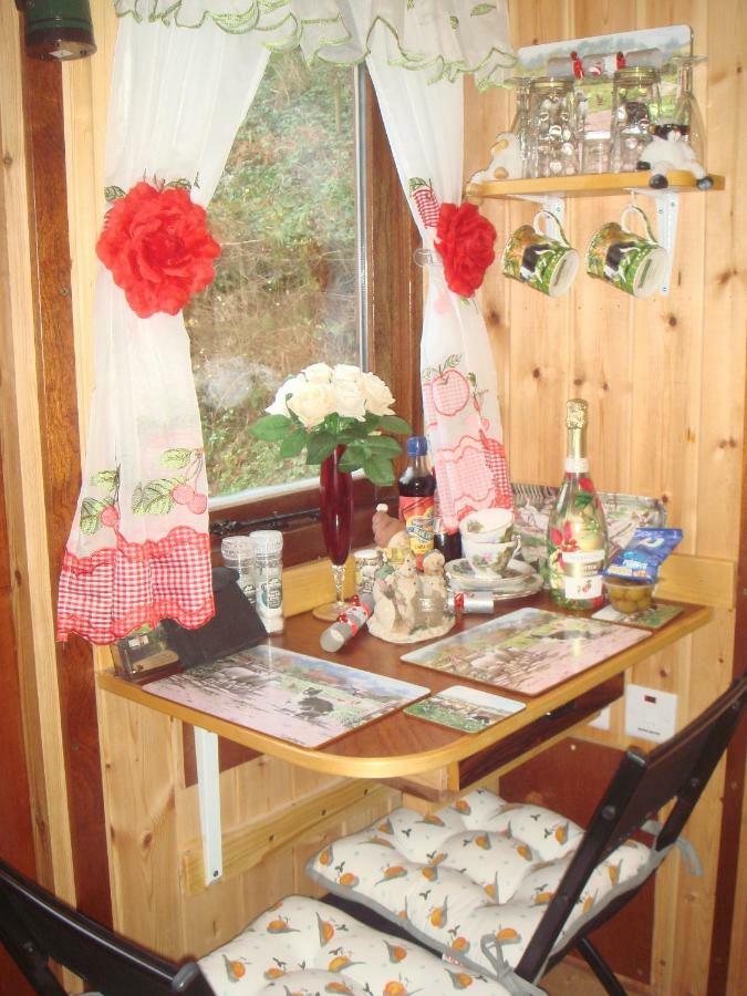 'Morris' The Shepherd'S Hut With Woodland Hot Tub Carmarthen Esterno foto