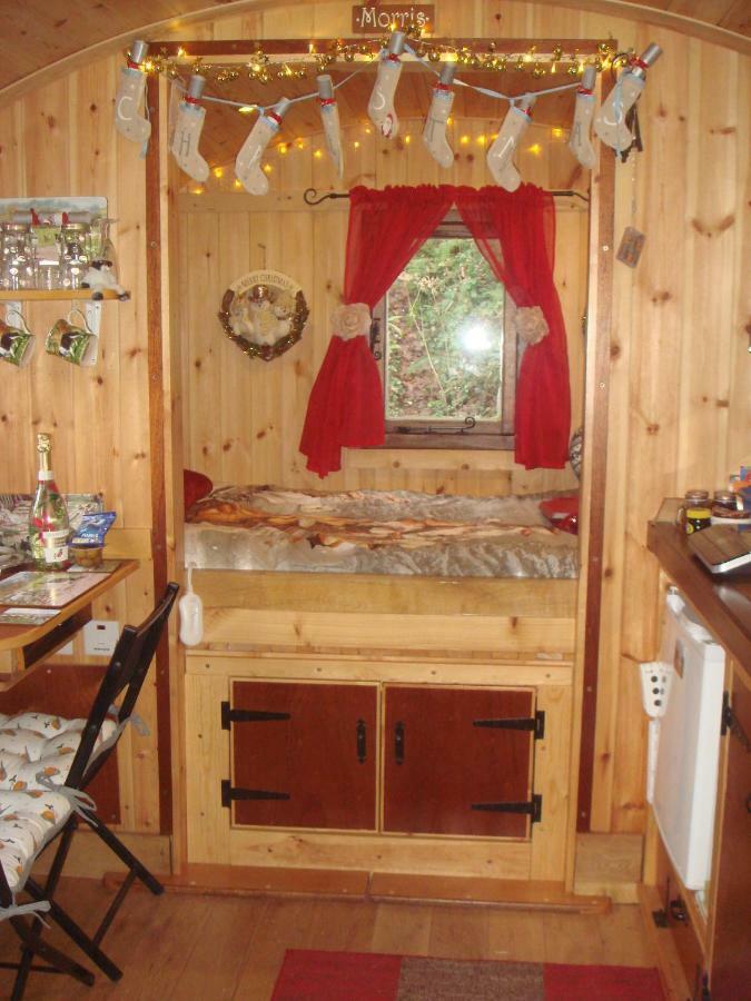 'Morris' The Shepherd'S Hut With Woodland Hot Tub Carmarthen Esterno foto